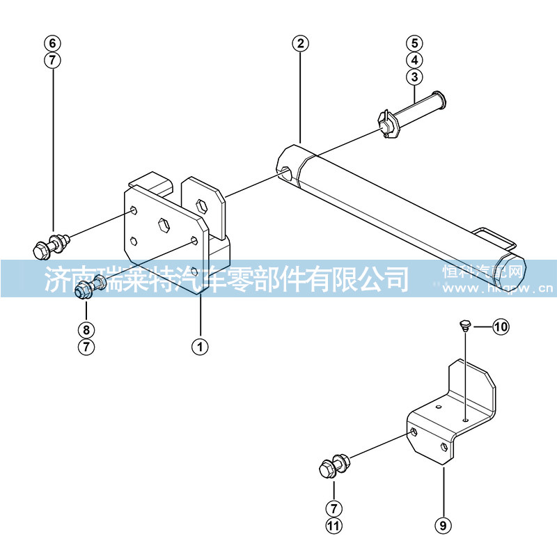 4011011598 螺栓QC340-M18*1.5*50EpZn-10.9/4011011598