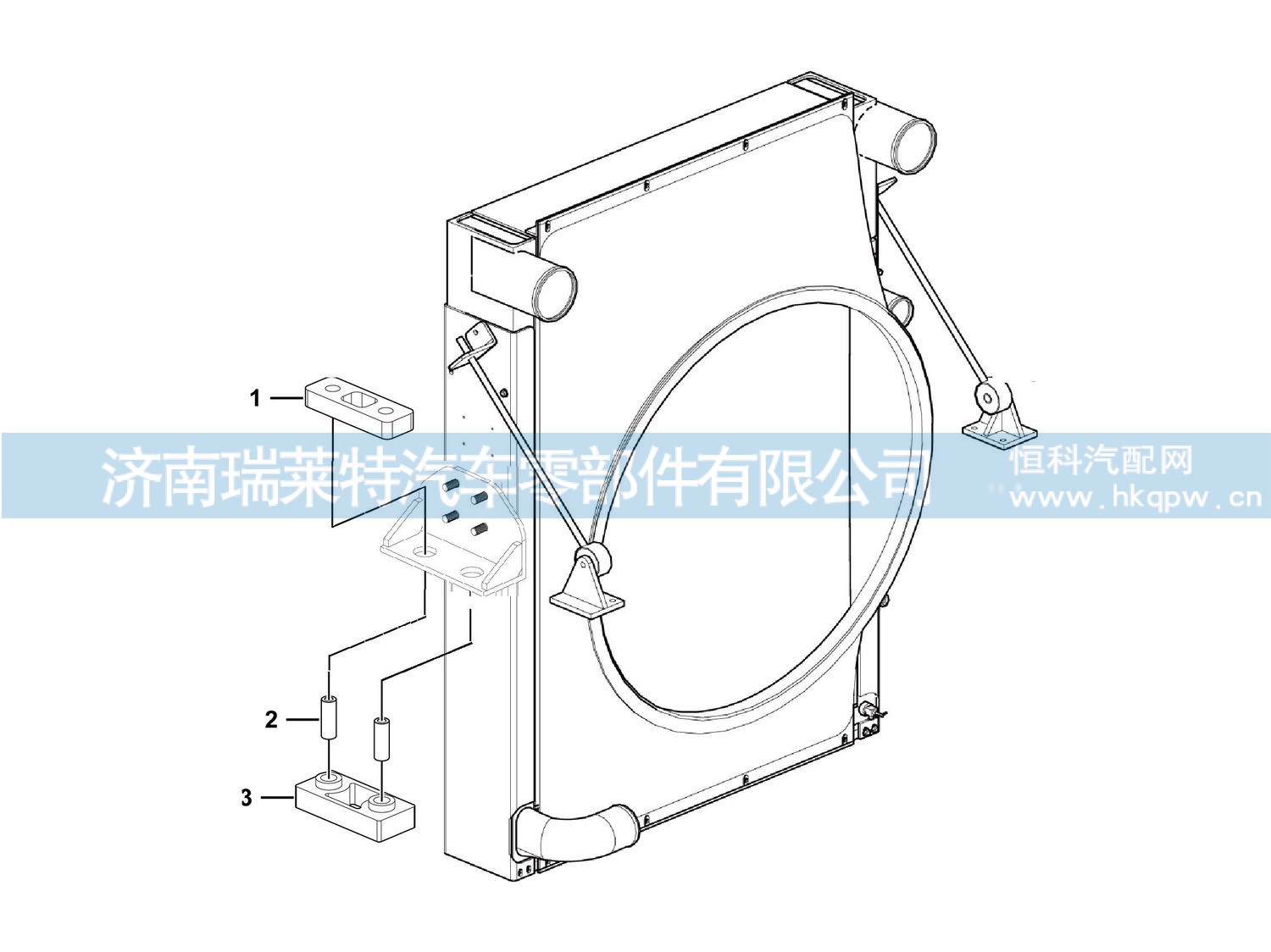 散热器减震器钢套 4110001444/4110001444