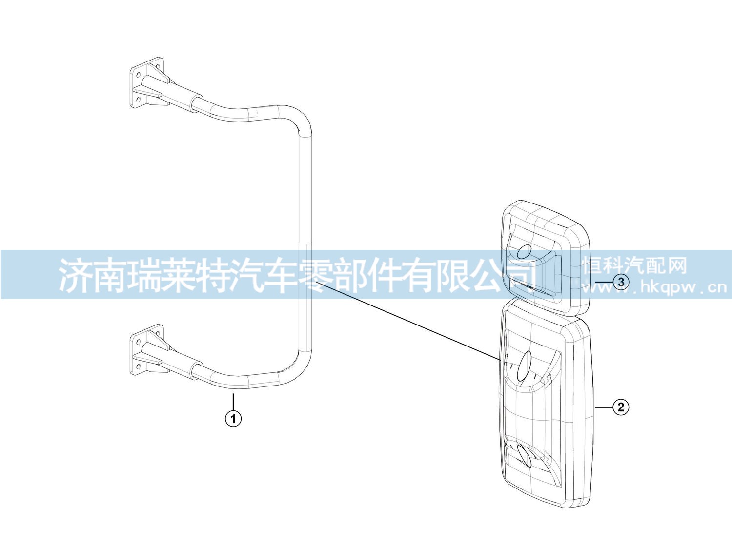 广角后视镜 SL-632 4190711596/4190711596