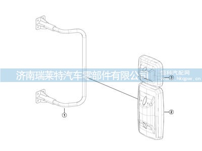 右平台焊合 27360242191图1