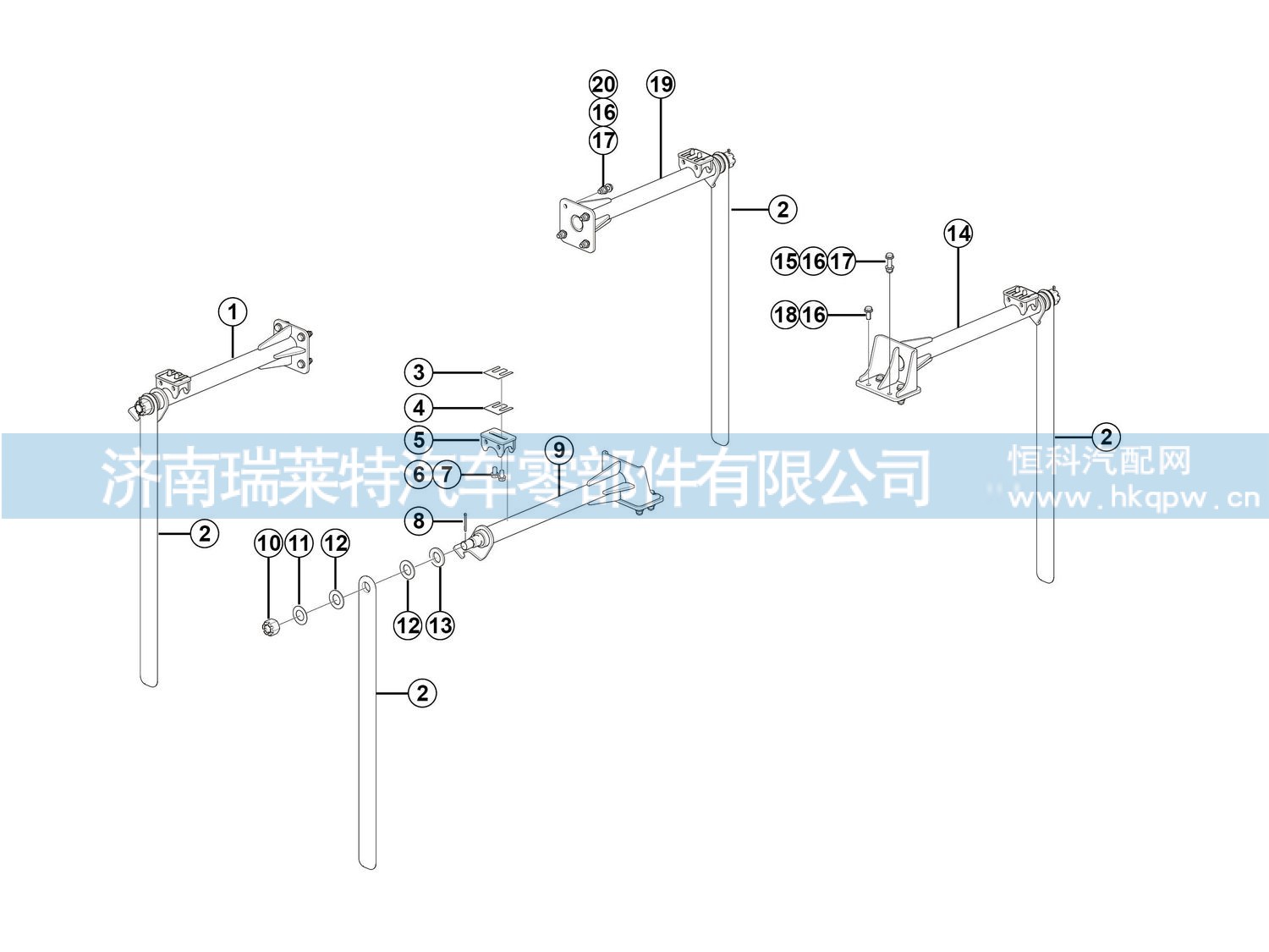 举升附件总成 27160155541/27160155541