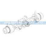 后桥总成PX58T（i=21.398+ABS） 4110708699