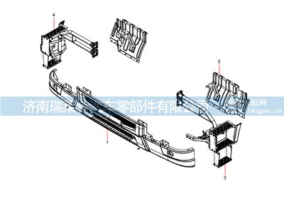 JSS005878330,左踏步安装总成,济南瑞莱特汽车零部件有限公司