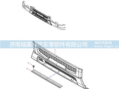 JSS005656422,前中部保险杠分总成,济南瑞莱特汽车零部件有限公司