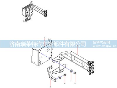 JSS005863016,踏步前保连接板,济南瑞莱特汽车零部件有限公司