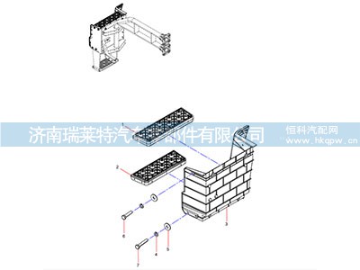 JSS005697539,右侧踏步踏板,济南瑞莱特汽车零部件有限公司