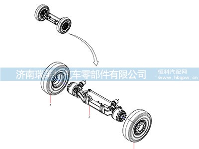 ODT006790503,轮胎总成,济南瑞莱特汽车零部件有限公司
