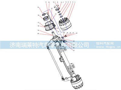 131488001039A,车轮螺母与垫圈总成,济南瑞莱特汽车零部件有限公司