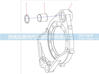 131402010188A069,左制动底板,济南瑞莱特汽车零部件有限公司