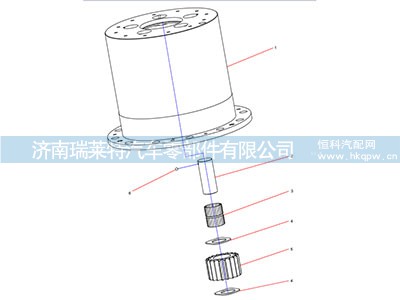 131401020099A121,行星轮轴,济南瑞莱特汽车零部件有限公司