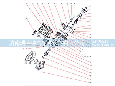 131488001089A,从动圆柱齿轮,济南瑞莱特汽车零部件有限公司
