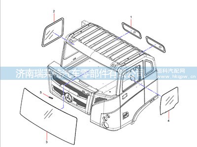 后窗玻璃 JSS005775049图1