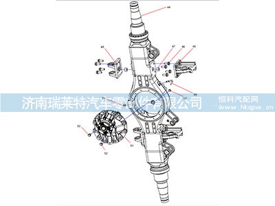 131401020650A007,上反作用杆支架,济南瑞莱特汽车零部件有限公司