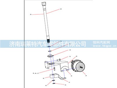 131488001011A,手动调整臂总成（左）,济南瑞莱特汽车零部件有限公司