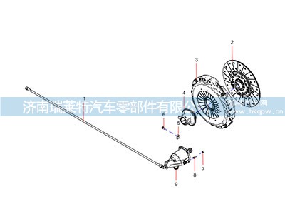 130699000018A,离合器压盘,济南瑞莱特汽车零部件有限公司