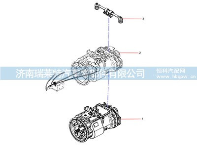 ODT005520919,选换挡机构安装总成,济南瑞莱特汽车零部件有限公司