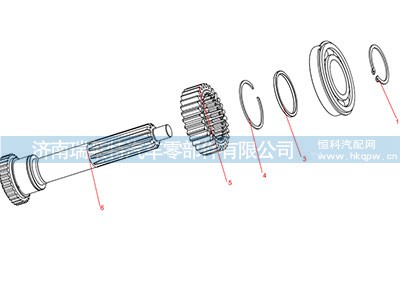 130201000040A010,轴用弹性挡圈,济南瑞莱特汽车零部件有限公司