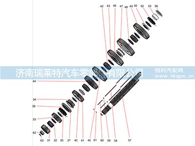 130201000061A031,倒档齿轮挡板,济南瑞莱特汽车零部件有限公司