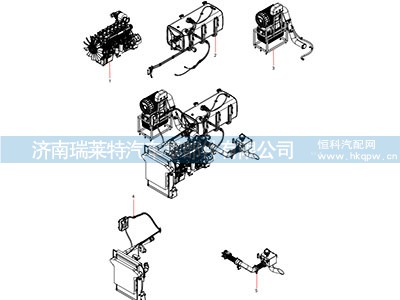 ODT006171921,散热器及管路安装,济南瑞莱特汽车零部件有限公司