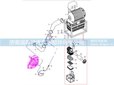 160602010083A001,进气胶管,济南瑞莱特汽车零部件有限公司