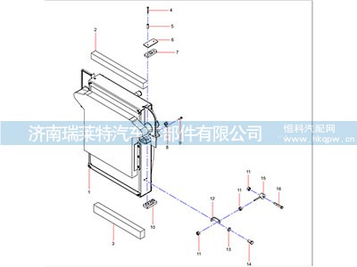 14353390,散热器垫板,济南瑞莱特汽车零部件有限公司
