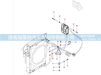 ODT005506966,进气管支架,济南瑞莱特汽车零部件有限公司