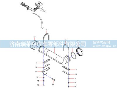 169900000325A,隔热套,济南瑞莱特汽车零部件有限公司