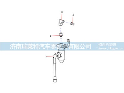 60114860,二位三通电磁气阀,济南瑞莱特汽车零部件有限公司