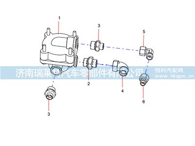 60330808,继动阀,济南瑞莱特汽车零部件有限公司