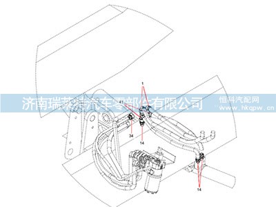 60244585,胶管总成,济南瑞莱特汽车零部件有限公司
