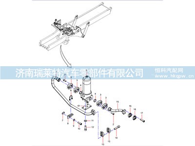 钢管总成 ODT005531524图1