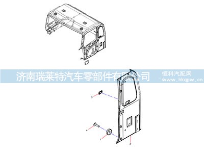 JSS005655721,左后围饰件本体,济南瑞莱特汽车零部件有限公司