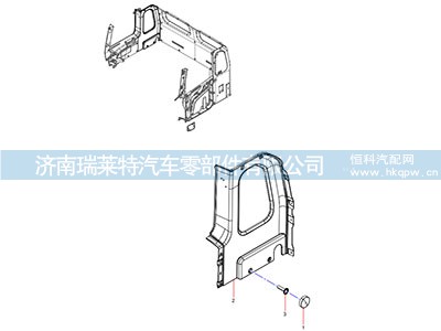 JSS005655729,右后饰件本体,济南瑞莱特汽车零部件有限公司
