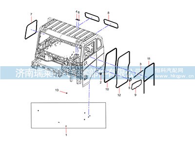 JSS005873271,堵盖总成,济南瑞莱特汽车零部件有限公司