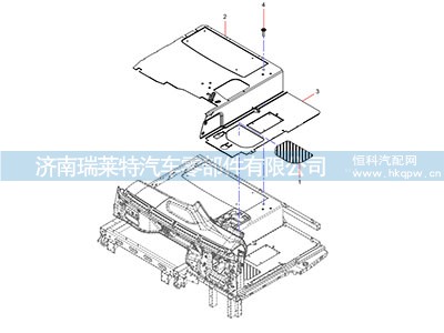 JSS005858751,耐磨垫,济南瑞莱特汽车零部件有限公司