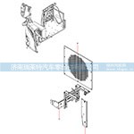 右侧平台冷凝器箱后盖板总成 JSS005872566