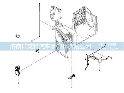 JSS005985002,气喇叭装配总成,济南瑞莱特汽车零部件有限公司