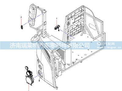 JSS005873962,右侧转向灯装配总成,济南瑞莱特汽车零部件有限公司