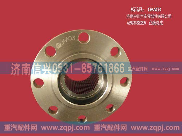 AZ9231320205,Φ165输出凸缘总成,济南信兴汽车配件贸易有限公司