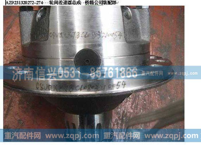 AZ9231320273+001,强化型轮间差速器总成(I=6.72，5.73),济南信兴汽车配件贸易有限公司