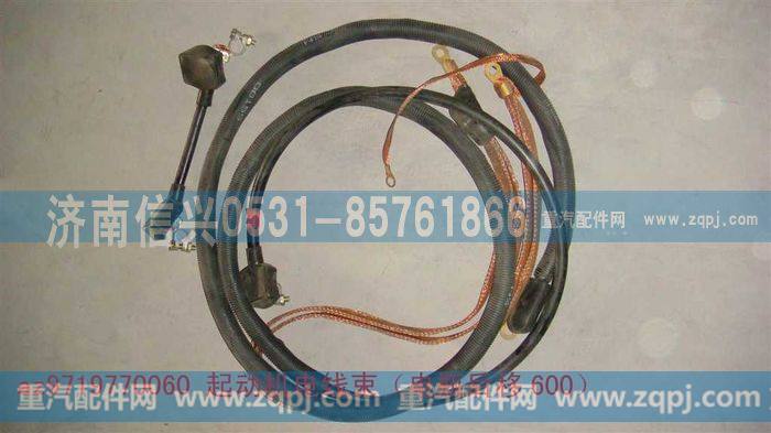 AZ9719770060,起动机电线束（电瓶后移600）,济南信兴汽车配件贸易有限公司