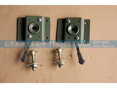 WG1664110027/28,左右面罩锁A7,山东英展汽车配件有限公司