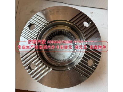 1721P1E626A0 华菱汉马变速箱二轴突元 原厂 输出凸缘 输出法兰 180*4*38*103 φ90×28~φ105×31齿长64/73 4孔 φ15图2
