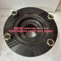 AZ9761320282 美驰贯通突元 美驰贯通驱动桥输出凸缘 165*4*39*87 φ60×6 φ76×32齿长64防尘盘119螺栓