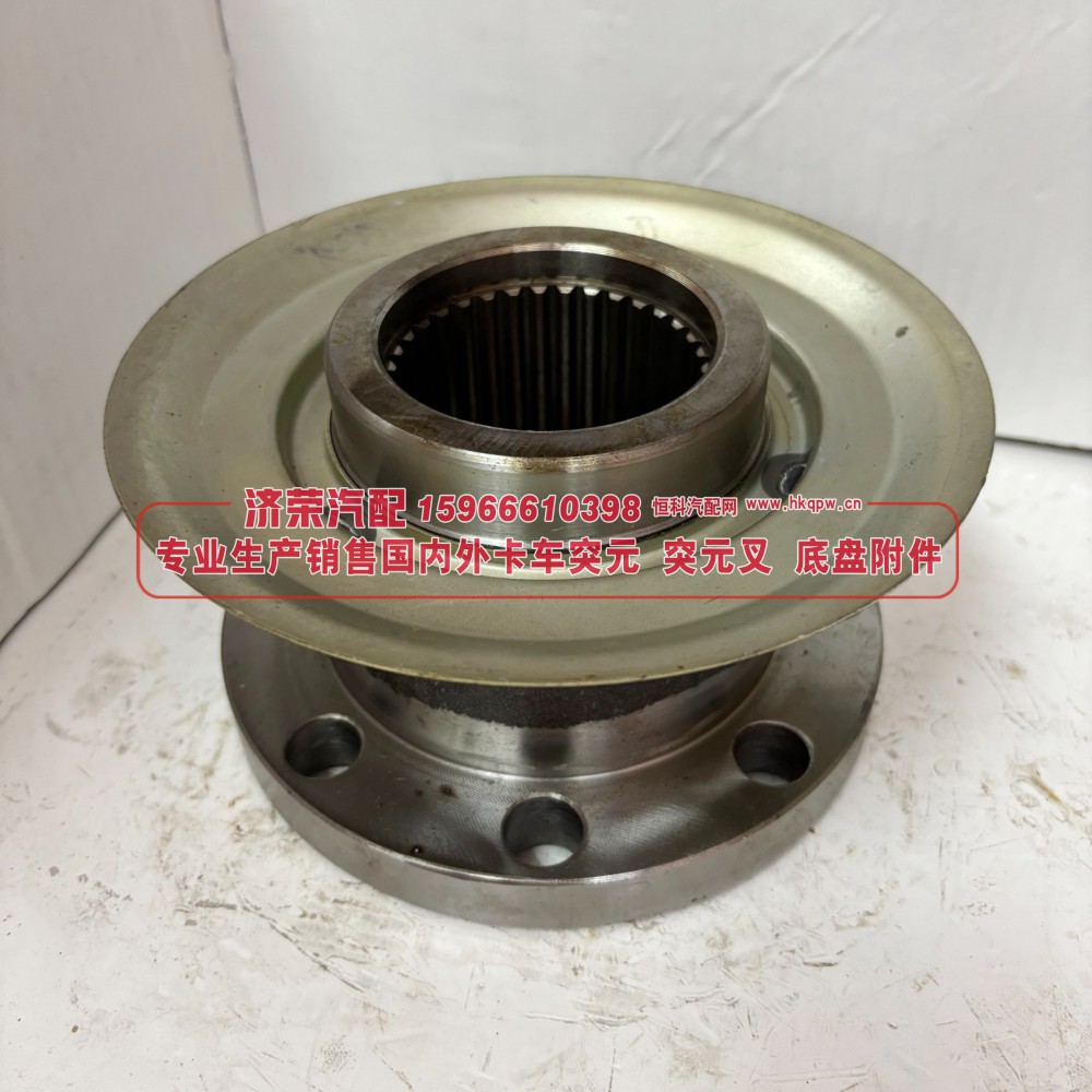 DDAC2402ZS02HSB-065中间轴突元 凸缘（8 孔贯通轴法兰）165*8*34*99φ94X20 齿长56防尘盘φ184外止口φ95 8孔M16