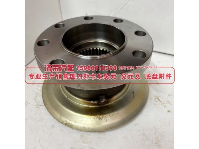 DDAC2402ZS02HSB-065中间轴突元 凸缘（8 孔贯通轴法兰）165*8*34*99φ94X20 齿长56防尘盘φ184外止口φ95 8孔M16图2