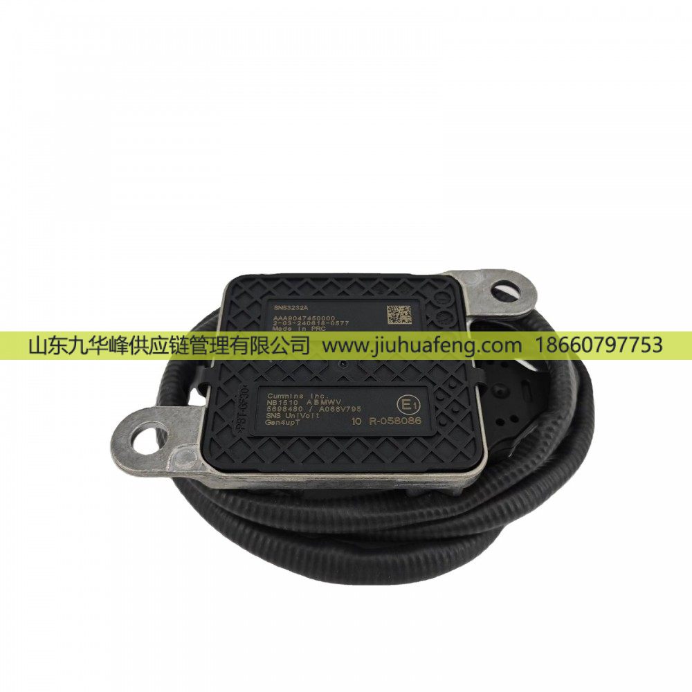 氮氧傳感器 NOX Sensor 5698480 方四針 12V 康明斯 適用于康明斯/5698480