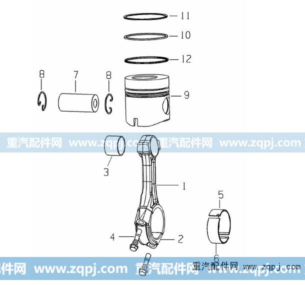 VG1540030030,活塞CNG,济南驰纳重型汽车进出口贸易有限公司