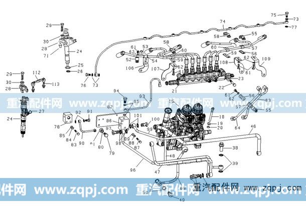 R61540080101,供油泵总成（共轨）,济南驰纳重型汽车进出口贸易有限公司