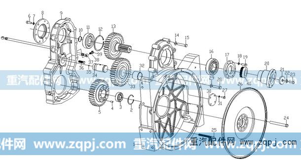 AZ1500019031,取力器壳（自制件）后取力,济南驰纳重型汽车进出口贸易有限公司